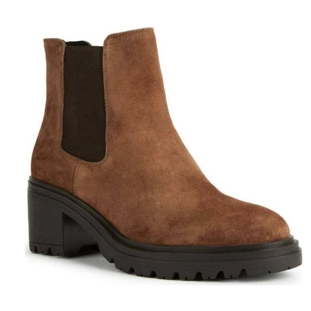Geox Tan Suede Ankle Boots sz9